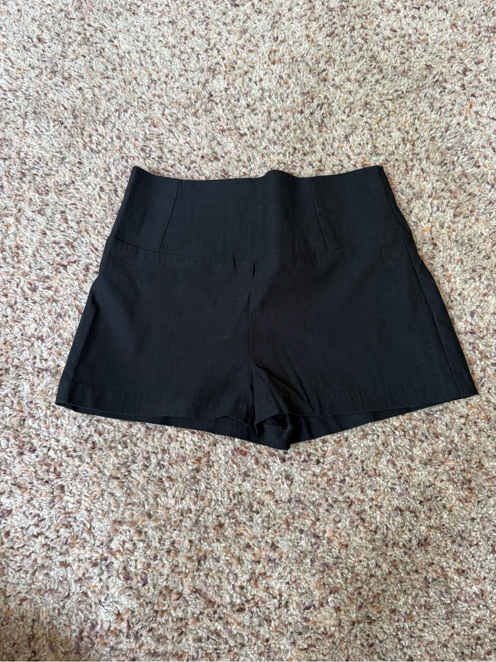 Body Central High-Waist Black Stretch Shorts